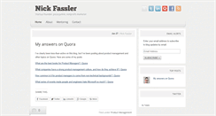 Desktop Screenshot of nickfassler.com